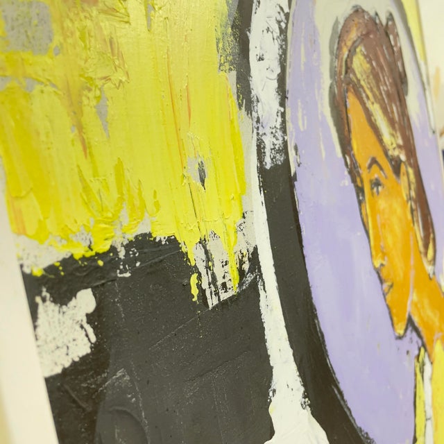 Central European Original Oil Portrait of a Woman by Franz Thun For Sale In Columbia, SC - Image 6 of 9