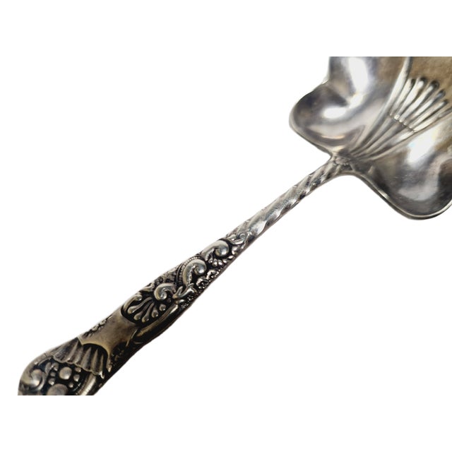 Art Nouveau Style Sugar Bowl Spoon, 1920s For Sale - Image 4 of 11