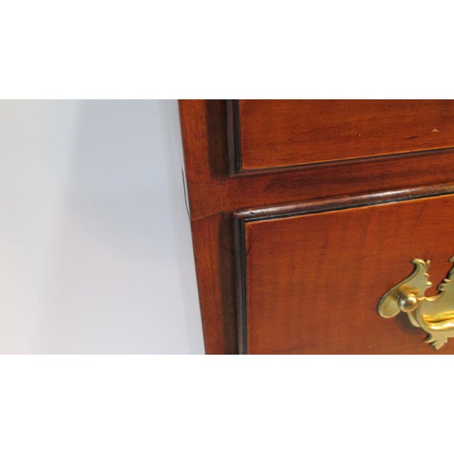 1940s Curley Maple Chest on Frame by Joseph Gerte of Boston For Sale - Image 11 of 11