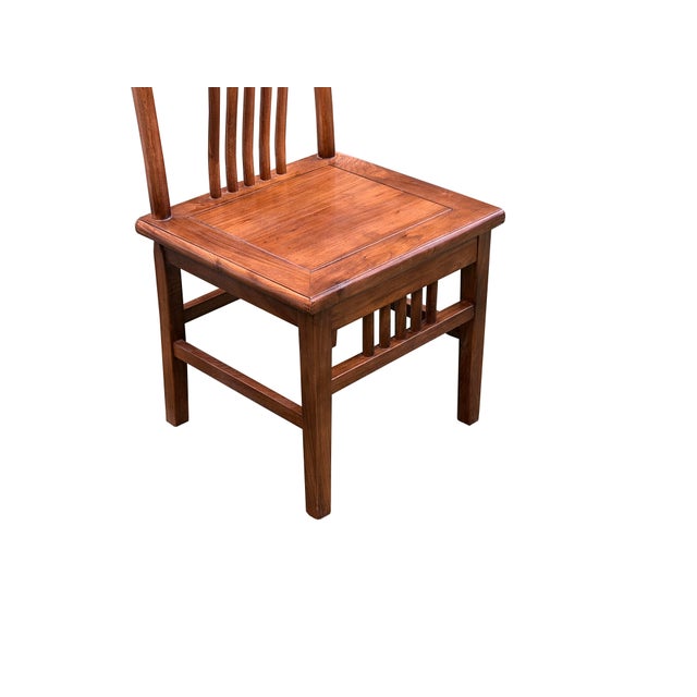 Oriental Modern Yoke High Back Bars Backrest Accent Side Chair For Sale - Image 14 of 14