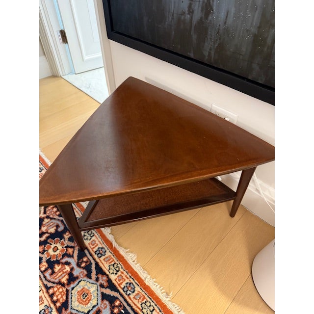 Bloomingdale's Contemporary Triangle Coffee Table For Sale - Image 4 of 4