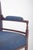 English Ladys Chair in Blue Upholstery For Sale - Image 5 of 15