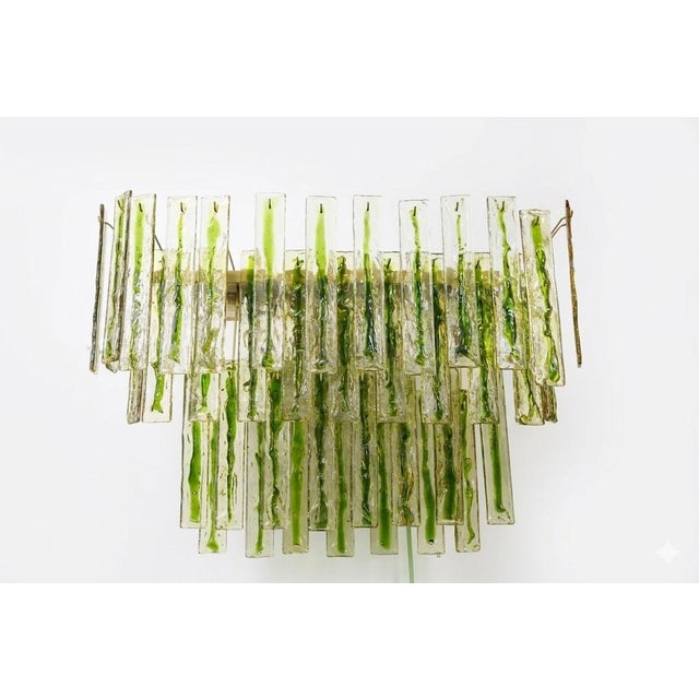 Murano Glass Wall Lamp from AV Mazzega, 1970s For Sale - Image 4 of 4