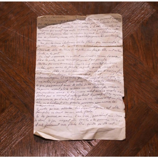 19th Century French Walnut and Inlaid Backgammon & Checkers Game Box For Sale - Image 15 of 16