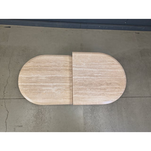 Vintage Travertine Coffee Tables, 1970s, Set of 2 For Sale - Image 9 of 11