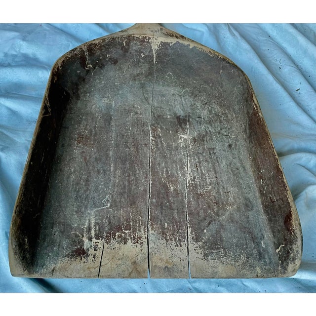 Rustic Farmhouse Country Antique Wooden Carved Shovel D-Handle For Sale - Image 10 of 11