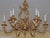 Mid 20th Century Italian Gilt Bronze Baroque / Rococo Style 10 Light Chandelier For Sale - Image 11 of 17
