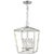 Traditional Chapman & Myers By Visual Comfort Studio Dianna 4-Light Small Pendant in Brushed Nickel For Sale - Image 3 of 3
