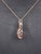 Early 21st Century 0.90 Ct Le Vian Emerald Shaped Tri-Color Multi-Diamond Doorknocker Pendant For Sale - Image 5 of 10