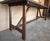 19th Large Spanish Dining or Desk Table with Carved Legs and Wood Stretcher For Sale - Image 13 of 18