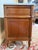 Louis XVI Style Low Sideboard in Mahogany and Carrara Marble For Sale - Image 11 of 12