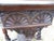 Brown Antique Regency Carved Country Oak Occasional Table, 1800 For Sale - Image 8 of 14