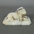 Early 20th Century Lion Paperweight in White Marble For Sale - Image 6 of 11