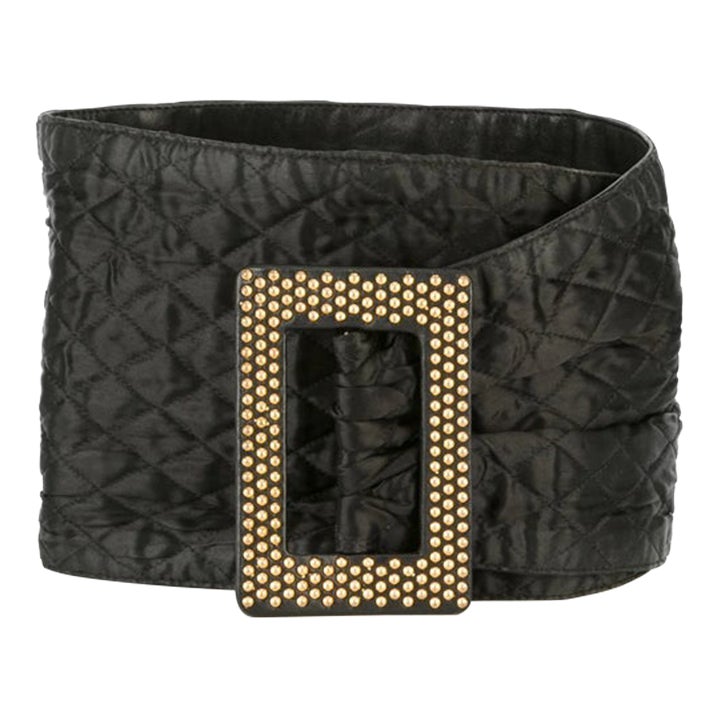 saint laurent studded belt