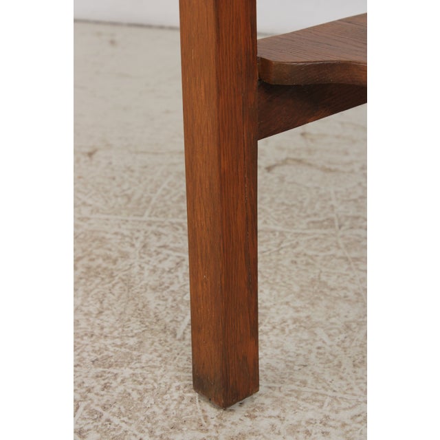 Stickley Antique Oak Library Table For Sale - Image 12 of 12