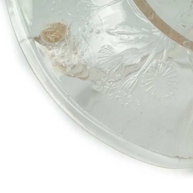 1930s Art Nouveau Basket from Ząbkowice Glassworks, Poland, 1930s For Sale - Image 5 of 9