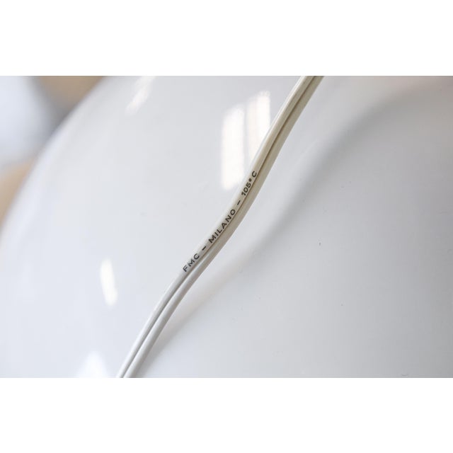 Vintage 1970s Fabio Lenci for Guzzini Italian Arc Floor Lamp Mid Century Modern For Sale In Detroit - Image 6 of 10