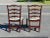 Wood Mid 20th Century Pair of Chippendale Style Ribbon Back Chairs With Curved Seats For Sale - Image 7 of 8