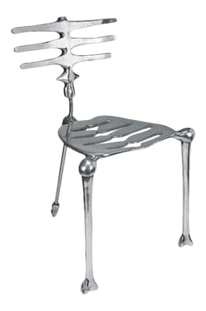 1990s Vintage Early Production Michael Aram "Skeleton" Chair - Signed