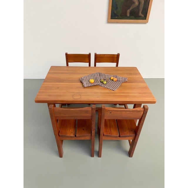 Vintage Table and Chairs, 1960s, Set of 5 For Sale - Image 9 of 18