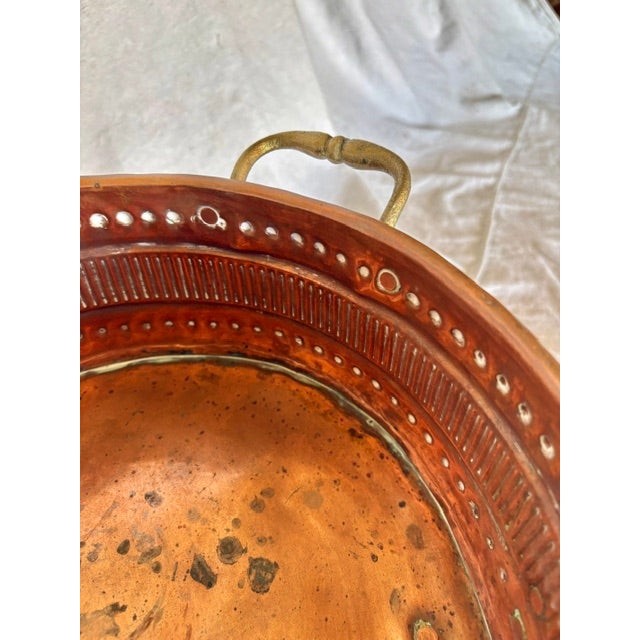 Early 20th Century French Copper and Brass Jardiniere For Sale - Image 13 of 13