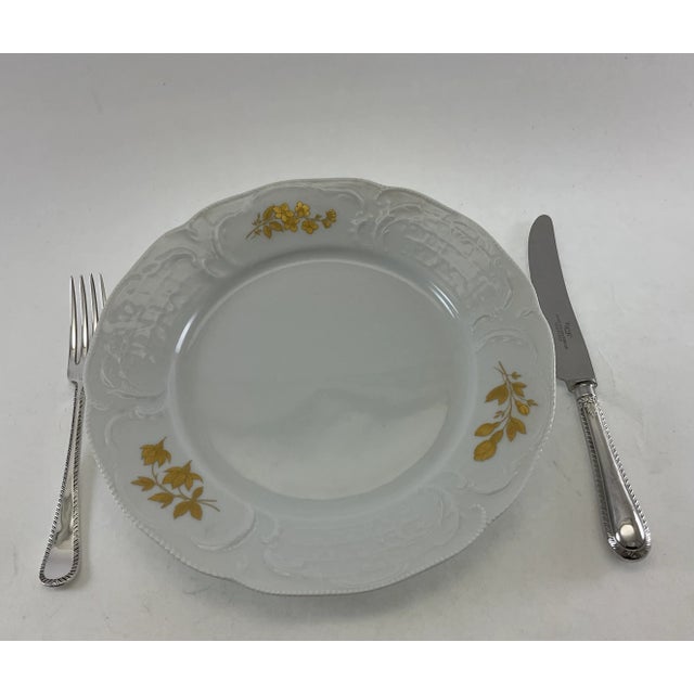 1New 980s Porcelain With Gold Roses by Rosenthal - Set of 78 Pieces 1 For Sale - Image 18 of 18