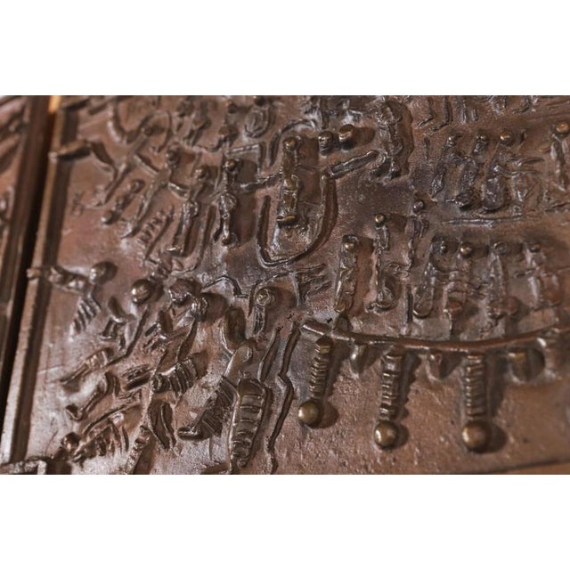 Bronze Wall Landscape from Bror Marklund, 1950s For Sale - Image 3 of 10