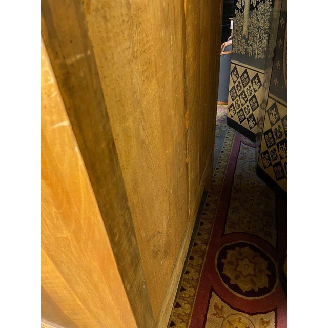 High Louis XVI Buffet in Blond Walnut For Sale - Image 12 of 13