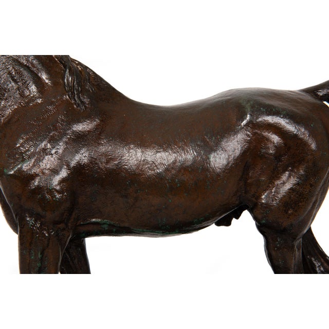 French Bronze Sculpture of Arabian Stallion “Rainbow” by Christophe Fratin For Sale - Image 9 of 17