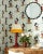 Traditional Sanderson Mickey Stripe Wallpaper in Humbug - a Sample For Sale - Image 3 of 3