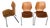 Mid-Century Modern Westnofa Teak and Chrome Dining Chairs Stacking – Set of 4 For Sale