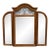 Thomasville Furniture Renaissance Collection Solid Oak 55" Tri-View Mirror 34511-260 For Sale