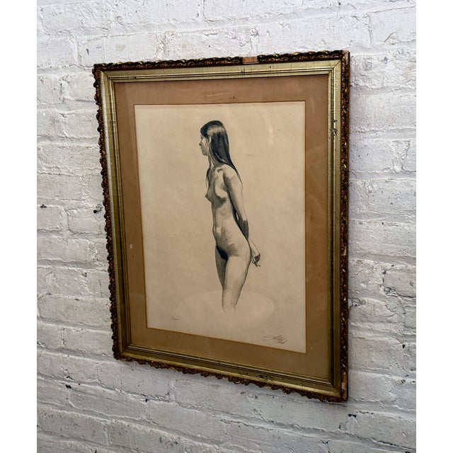 This piece is an original drawing by artist Shelly Fink, titled "Ann". This piece is minimalistic, yet very tasteful....