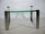 1970s Narrow Glass and Chrome Coffee Table 1022 Klassik by Draenert, 1970s For Sale - Image 5 of 10