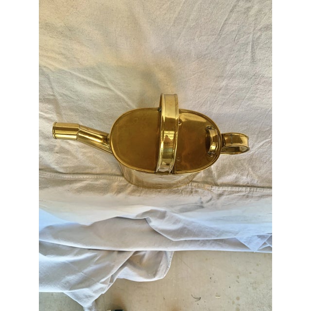 Early 20th Century English Brass Garden Watering Can For Sale - Image 4 of 12