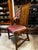 1970's Burlington Furniture Oak & Cane High-Back Dining Chairs, Set of 4 For Sale - Image 4 of 12