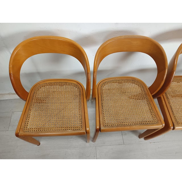 Gondola Chairs from Baumann, 1980s, Set of 4 For Sale - Image 18 of 18