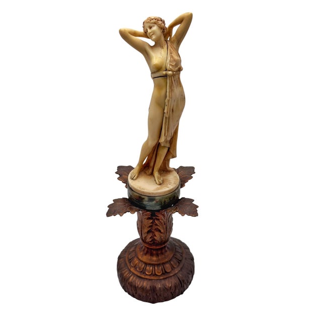 Art Deco Figural Ivorine Sculpture After Ferdinand Preiss, Circa 1925 A graceful Art Deco–style figural sculpture after...