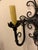 Traditional 19th Century Iron Two-Arm Sconces, Circa 1890 For Sale - Image 3 of 12