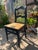 Black Antique Chair in Oak For Sale - Image 8 of 9