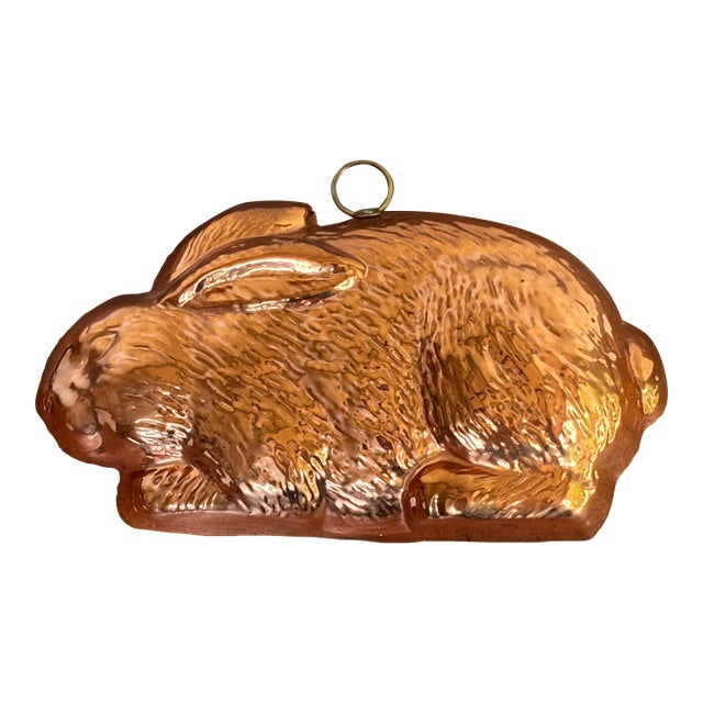 Vintage Bunny Rabbit Copper Mold For Sale