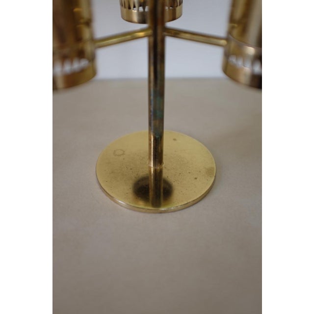 Mid-Century Modern 1950s Hans-Agne Jakobsson Brass Candleholder For Sale - Image 3 of 7
