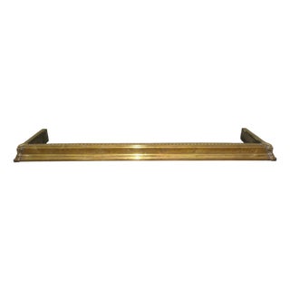 Antique Brass Fender, 1800s For Sale