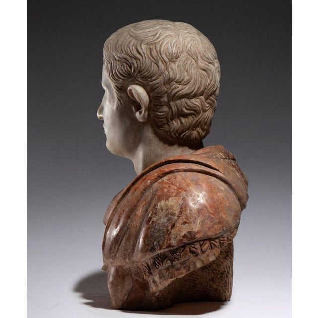 Unknown. Bust of a Roman Emperor, Italy, 19th Century, Marble For Sale - Image 4 of 8