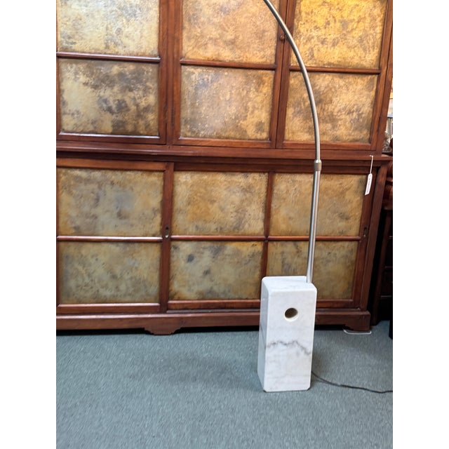 Design Plus Gallery presents an Italian Designed Arching Floor Lamp. The lamp was inspired the Flos Arco that was inspired...