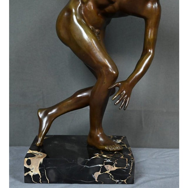 Brown After Myron, The Discus Thrower, Early 20th Century, Bronze For Sale - Image 8 of 18