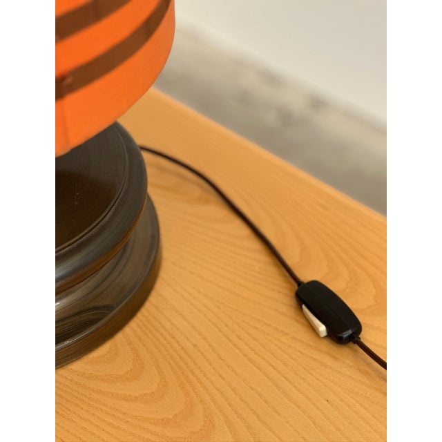 Gold Danish Table Lamp, 1970s For Sale - Image 8 of 9