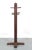 Rustic Mid 20th Century Rustic Solid Walnut Coat Tree Rack For Sale - Image 3 of 8