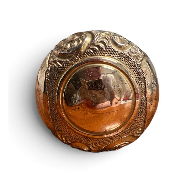Late 19th Century Antique Victorian Gold Filled and Mother of Pearl Umbrella or Parasol Handle For Sale - Image 5 of 12