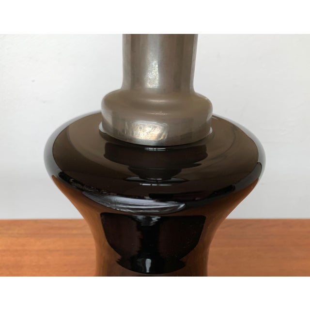 German Glass and Faux Cork Floor or Table Lamp by Ingo Maurer for M Design, 1960s For Sale - Image 6 of 18